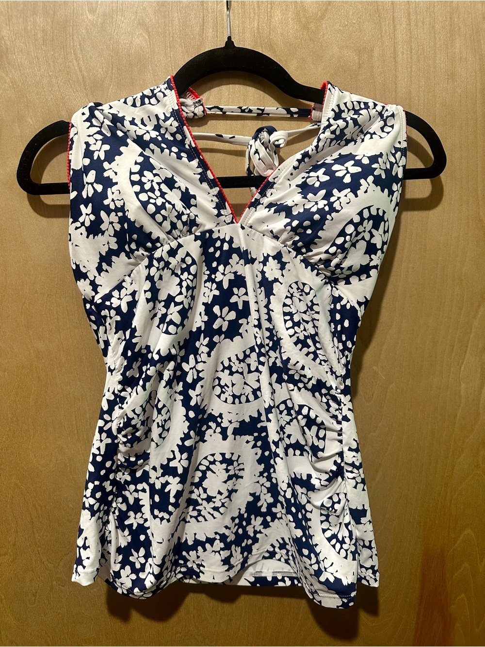 Anne Cole Navy & White Tankini NWT XL